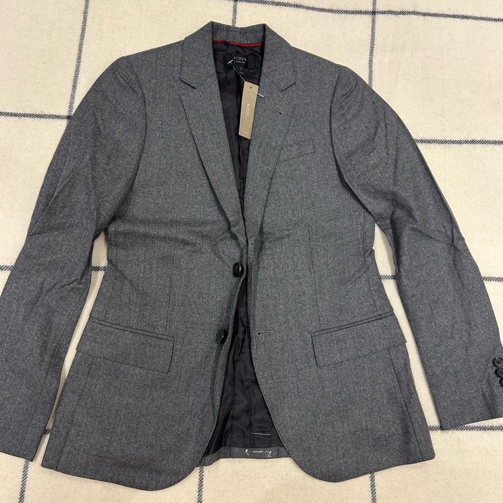 J. Crew Gray Ludlow Blazer